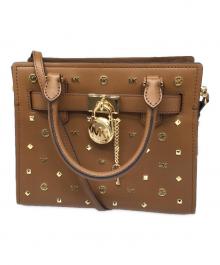 MICHAEL KORS（マイケル・コース）の古着「2WAYバッグ ブラウン」｜ブラウン