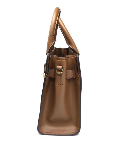 MICHAEL KORS（マイケル・コース）MICHAEL KORS (マイケルコース) 2WAYバッグ ブラウン ブラウンの古着・服飾アイテム