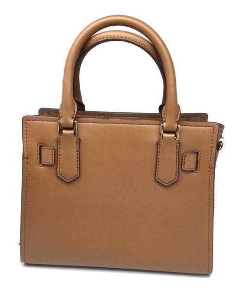 MICHAEL KORS（マイケル・コース）MICHAEL KORS (マイケルコース) 2WAYバッグ ブラウン ブラウンの古着・服飾アイテム