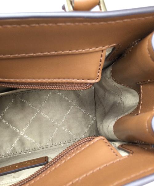 MICHAEL KORS（マイケル・コース）MICHAEL KORS (マイケルコース) 2WAYバッグ ブラウン ブラウンの古着・服飾アイテム