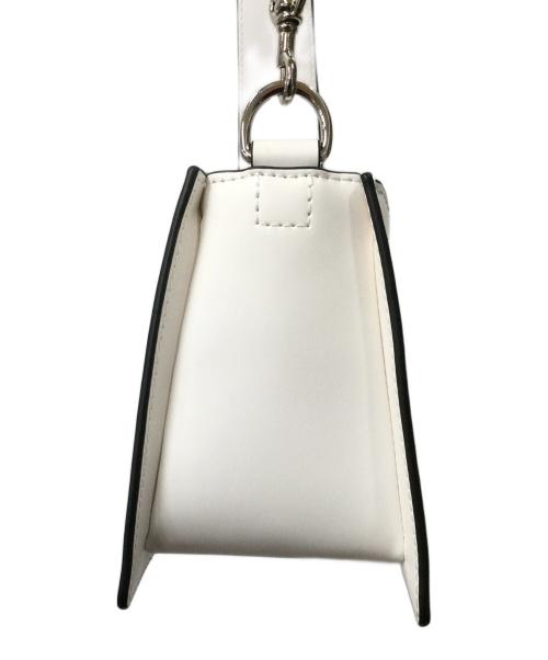 Calvin Klein（カルバンクライン）Calvin Klein (カルバンクライン) コンバーチブルショルダーバッグ ホワイトの古着・服飾アイテム