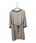 La TOTALITEラ ト―タリテ）の古着「バイカラーパイピングワンピース」｜アイボリー