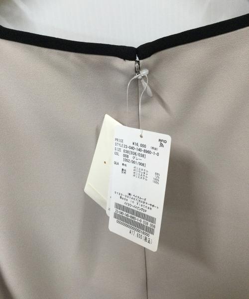 La TOTALITE（ラ ト―タリテ）La TOTALITE (ラ ト―タリテ) バイカラーパイピングワンピース アイボリー サイズ:38 未使用品の古着・服飾アイテム