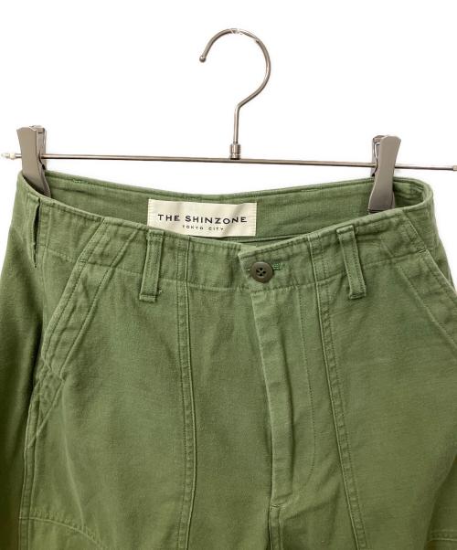 THE SHINZONE（ザ シンゾーン）THE SHINZONE (ザ シンゾーン) ベイカーパンツ グリーン グリーン サイズ:36の古着・服飾アイテム