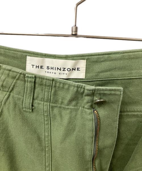 THE SHINZONE（ザ シンゾーン）THE SHINZONE (ザ シンゾーン) ベイカーパンツ グリーン グリーン サイズ:36の古着・服飾アイテム