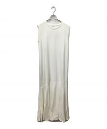 Plage（プラージュ）の古着「裾切替フレアワンピース」｜ホワイト