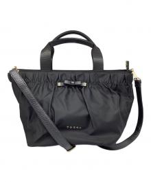 TOCCA（トッカ）の古着「2WAYナイロンショルダーバッグ　ブラック」｜ブラック