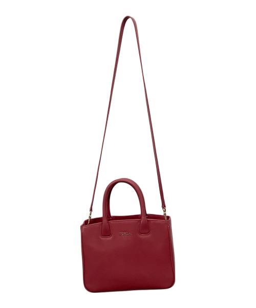 FURLA（フルラ）FURLA (フルラ) 2WAYバッグ  レッド レッドの古着・服飾アイテム
