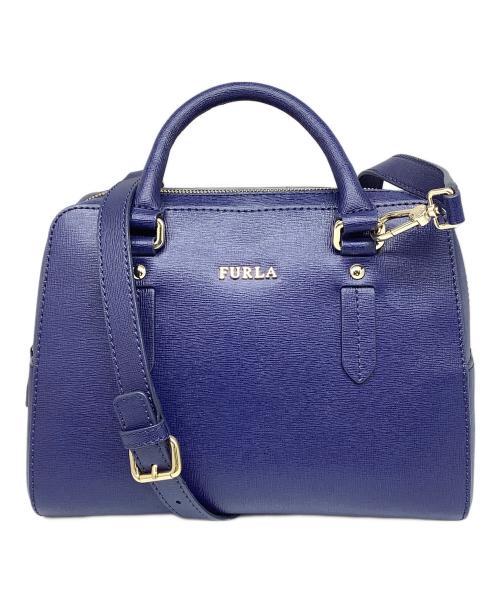 FURLA（フルラ）FURLA (フルラ) 2WAYバッグ　ネイビー ネイビーの古着・服飾アイテム