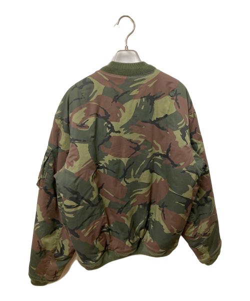 NIKE（ナイキ）NIKE (ナイキ) MA-1フライトジャケット グリーン サイズ:Sの古着・服飾アイテム