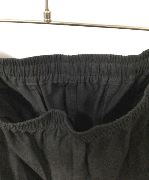 nano・universe（ナノ・ユニバース）nano・universe (ナノ・ユニバース) スリムストレッチ カーゴパンツ ブラック サイズ:Ｌの古着・服飾アイテム