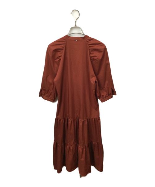 HUGO BOSS（ヒューゴ ボス）HUGO BOSS (ヒューゴ ボス) 長袖ワンピース レッド レッド サイズ:36の古着・服飾アイテム