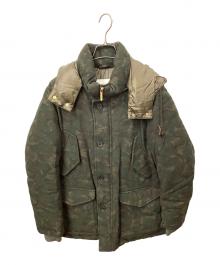 MACKINTOSH PHILOSOPHY（マッキントッシュ フィロソフィー）の古着「ダウンジャケット 迷彩柄」｜オリーブ