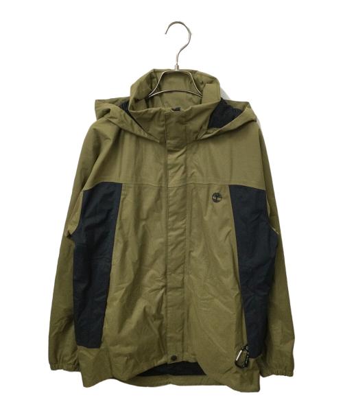 Timberland（ティンバーランド）Timberland (ティンバーランド) マウンテンパーカー　オリーブ×ブラック オリーブ サイズ:mの古着・服飾アイテム