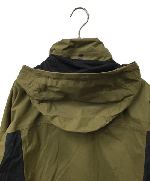 Timberland（ティンバーランド）Timberland (ティンバーランド) マウンテンパーカー　オリーブ×ブラック オリーブ サイズ:mの古着・服飾アイテム