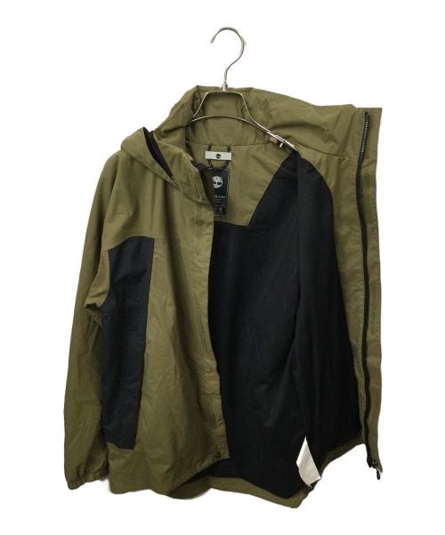 Timberland（ティンバーランド）Timberland (ティンバーランド) マウンテンパーカー　オリーブ×ブラック オリーブ サイズ:mの古着・服飾アイテム