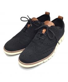 COLE HAAN（コールハーン）の古着「ゼログランド スティッチライト オックスフォード」｜ブラック