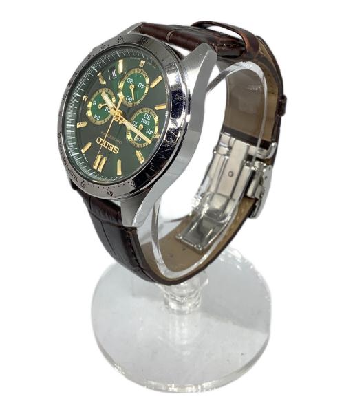 SEIKO（セイコー）SEIKO (セイコー) スピリット クロノグラフ グリーンの古着・服飾アイテム