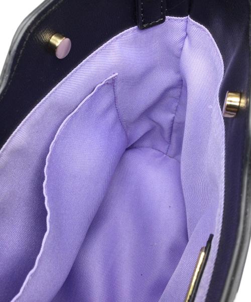 DIANA（ダイアナ）DIANA (ダイアナ) 2WAYバッグ フラワー ブラック×ベージュ ブラック×ベージュの古着・服飾アイテム