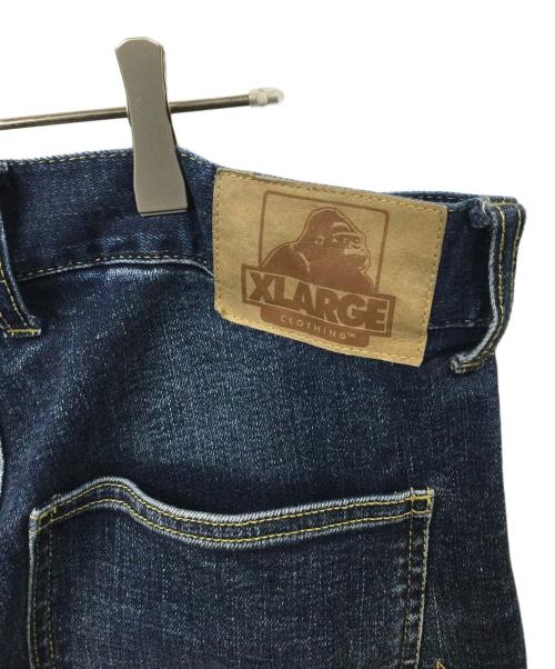 X-LARGE（エクストララージ）X-LARGE (エクストララージ) STRETCH DENIM CARGO PANTS  インディゴ サイズ:W34の古着・服飾アイテム