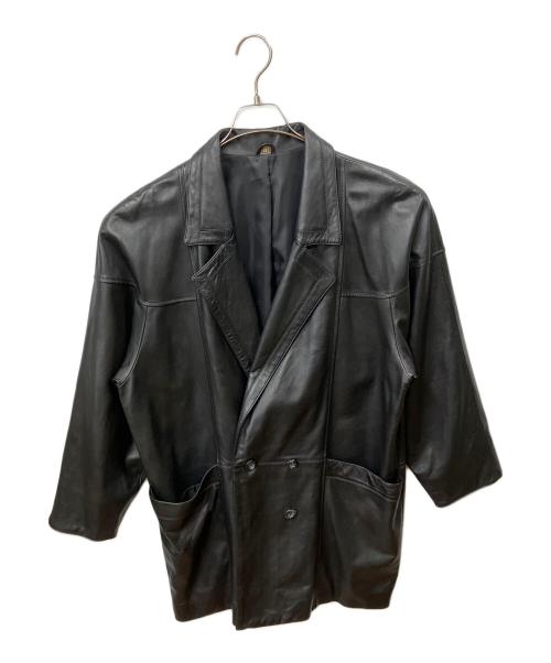 PANTINA（パティーナ）PANTINA (パティーナ) ラムスキンカーコート ブラック サイズ:XLの古着・服飾アイテム