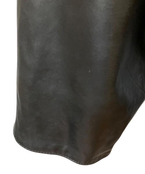 PANTINA（パティーナ）PANTINA (パティーナ) ラムスキンカーコート ブラック サイズ:XLの古着・服飾アイテム