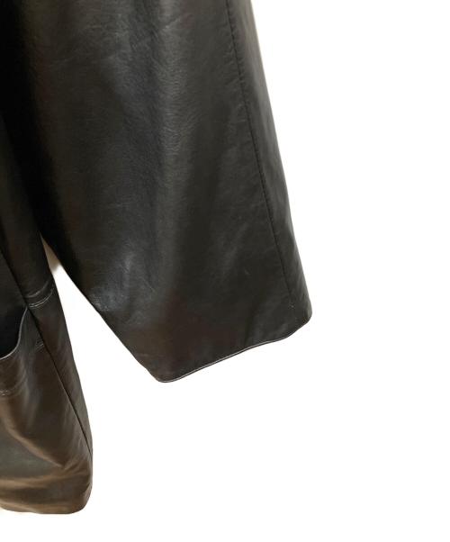 PANTINA（パティーナ）PANTINA (パティーナ) ラムスキンカーコート ブラック サイズ:XLの古着・服飾アイテム