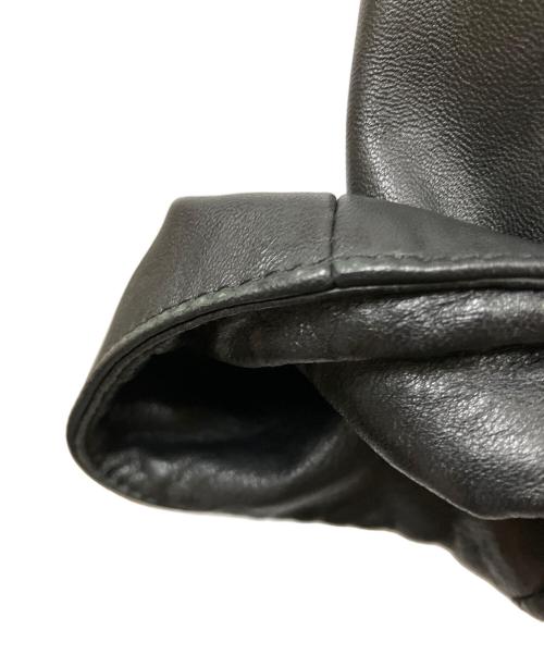 PANTINA（パティーナ）PANTINA (パティーナ) ラムスキンカーコート ブラック サイズ:XLの古着・服飾アイテム