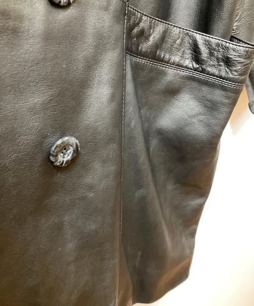 PANTINA（パティーナ）PANTINA (パティーナ) ラムスキンカーコート ブラック サイズ:XLの古着・服飾アイテム