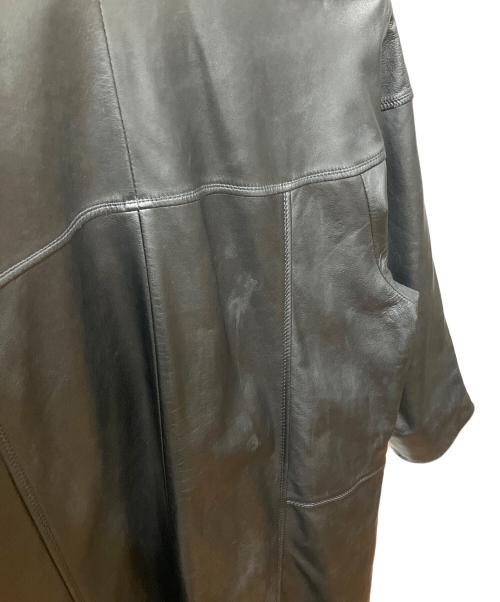 PANTINA（パティーナ）PANTINA (パティーナ) ラムスキンカーコート ブラック サイズ:XLの古着・服飾アイテム