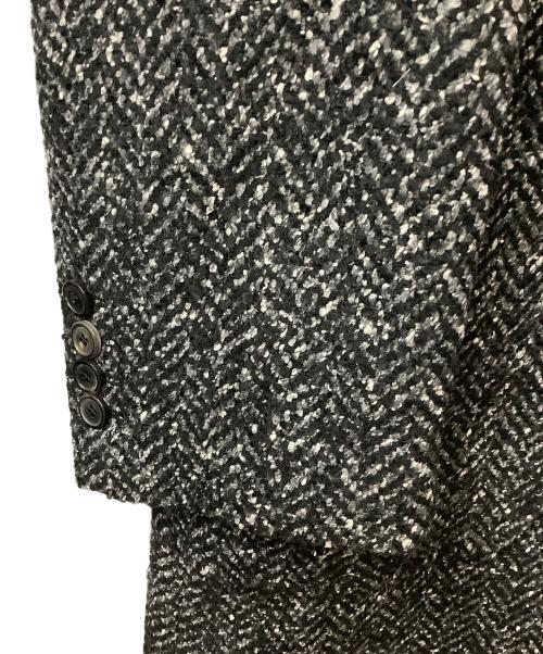 PALTO（パルト）PALTO (パルト) ウールコート グレー ブラック サイズ:50の古着・服飾アイテム