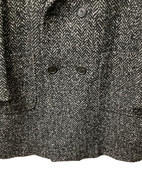 PALTO（パルト）PALTO (パルト) ウールコート グレー ブラック サイズ:50の古着・服飾アイテム