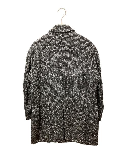 PALTO（パルト）PALTO (パルト) ウールコート グレー ブラック サイズ:50の古着・服飾アイテム
