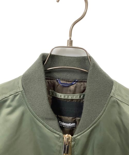 Junhashimoto（ジュンハシモト）junhashimoto (ジュンハシモト) MA-1ジャケット オリーブ サイズ:3の古着・服飾アイテム