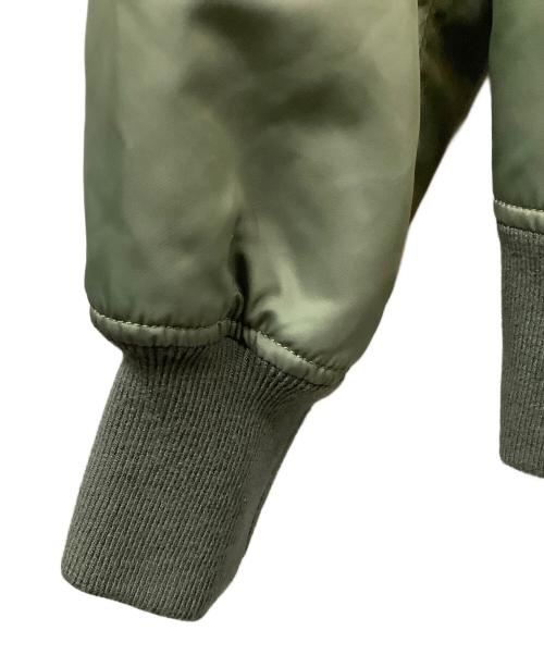 Junhashimoto（ジュンハシモト）junhashimoto (ジュンハシモト) MA-1ジャケット オリーブ サイズ:3の古着・服飾アイテム