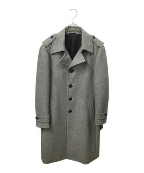 EPOCA UOMO（エポカ ウォモ）EPOCA UOMO (エポカ ウォモ) カシミヤ混ウールコート グレー グレー サイズ:48の古着・服飾アイテム