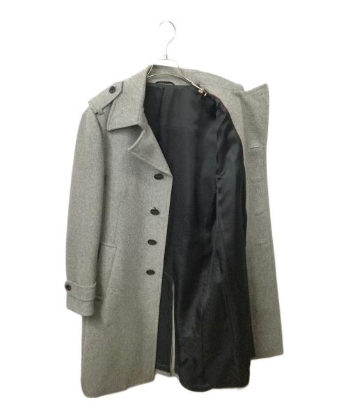 EPOCA UOMO（エポカ ウォモ）EPOCA UOMO (エポカ ウォモ) カシミヤ混ウールコート グレー グレー サイズ:48の古着・服飾アイテム