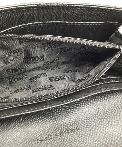 MICHAEL KORS（マイケル・コース）MICHAEL KORS (マイケルコース) 長財布 ブラック ブラックの古着・服飾アイテム
