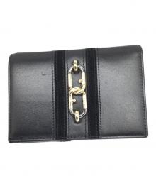 FURLA（フルラ）の古着「SIRENA M COMPACT WALLET」｜ブラック