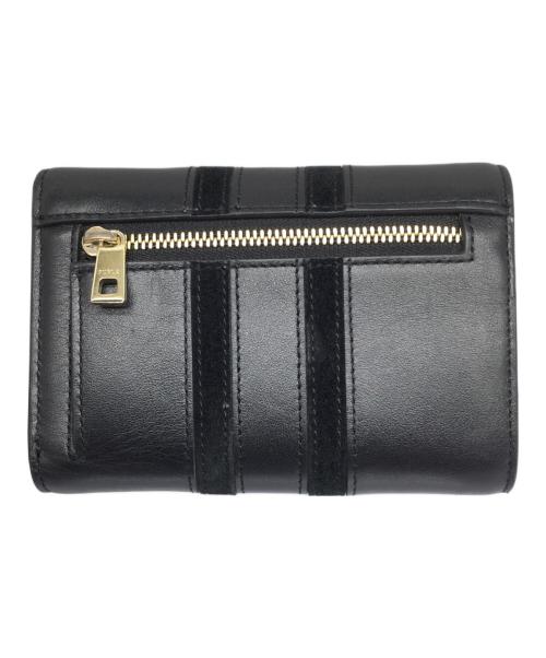 FURLA（フルラ）FURLA (フルラ) SIRENA M COMPACT WALLET ブラックの古着・服飾アイテム
