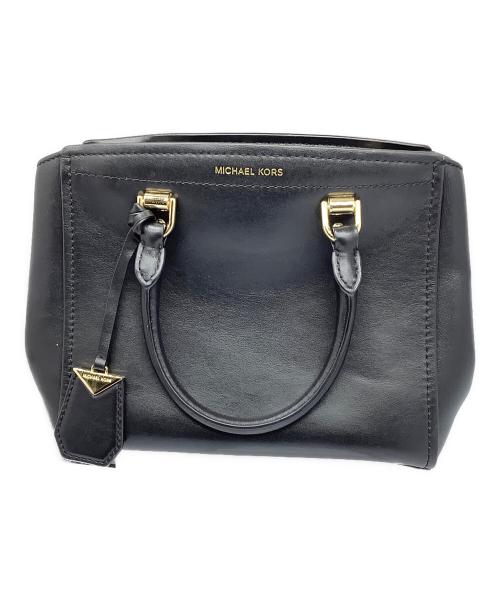 MICHAEL KORS（マイケル・コース）MICHAEL KORS (マイケルコース) 2WAYバッグ ブラック ブラックの古着・服飾アイテム