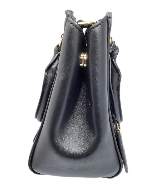 MICHAEL KORS（マイケル・コース）MICHAEL KORS (マイケルコース) 2WAYバッグ ブラック ブラックの古着・服飾アイテム