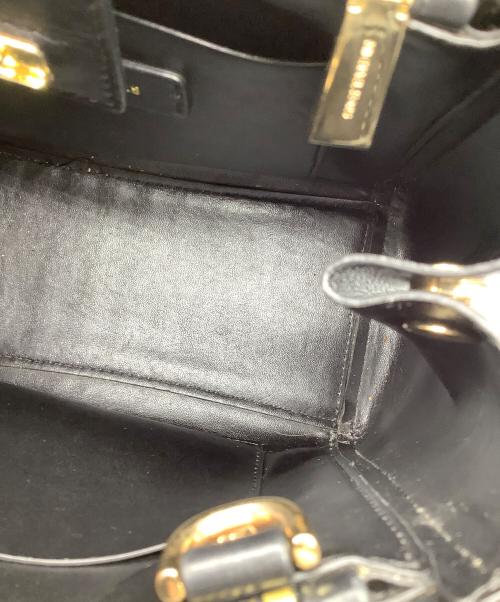 MICHAEL KORS（マイケル・コース）MICHAEL KORS (マイケルコース) 2WAYバッグ ブラック ブラックの古着・服飾アイテム