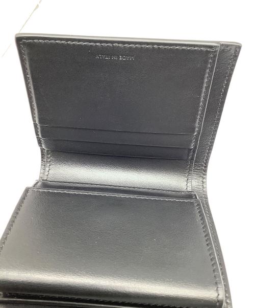 CELINE（セリーヌ）CELINE (セリーヌ) トリオンフ　3つ折り財布 ブラックの古着・服飾アイテム