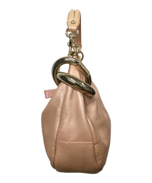 JIMMY CHOO（ジミーチュウ）JIMMY CHOO (ジミーチュウ) ショルダーバッグ ピンク ピンクの古着・服飾アイテム
