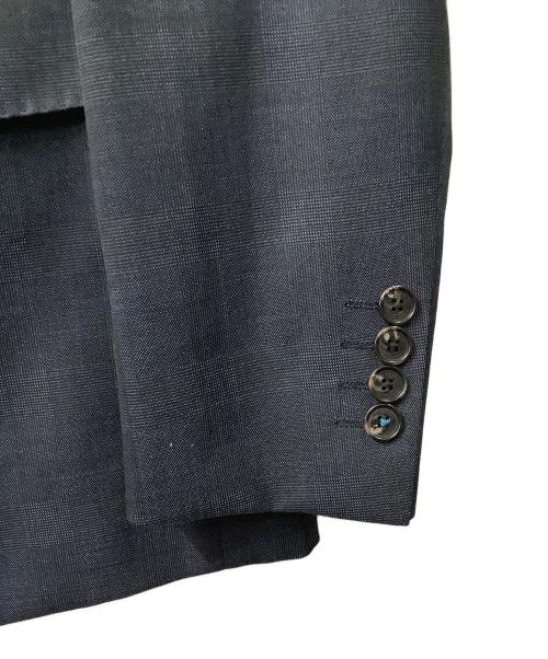 BLACK LABEL CRESTBRIDGE（ブラックレーベル クレストブリッジ）BLACK LABEL CRESTBRIDGE (ブラックレーベル クレストブリッジ) テーラードジャケット チェック ネイビー ネイビー サイズ:Lの古着・服飾アイテム