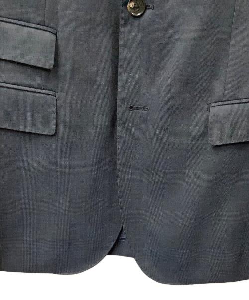 BLACK LABEL CRESTBRIDGE（ブラックレーベル クレストブリッジ）BLACK LABEL CRESTBRIDGE (ブラックレーベル クレストブリッジ) テーラードジャケット チェック ネイビー ネイビー サイズ:Lの古着・服飾アイテム