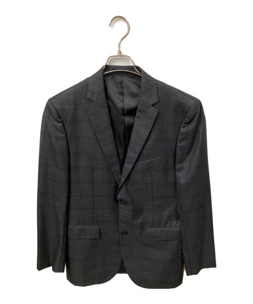 BLACK LABEL CRESTBRIDGE（ブラックレーベル クレストブリッジ）BLACK LABEL CRESTBRIDGE (ブラックレーベル クレストブリッジ) テーラードジャケット グレー サイズ:38の古着・服飾アイテム
