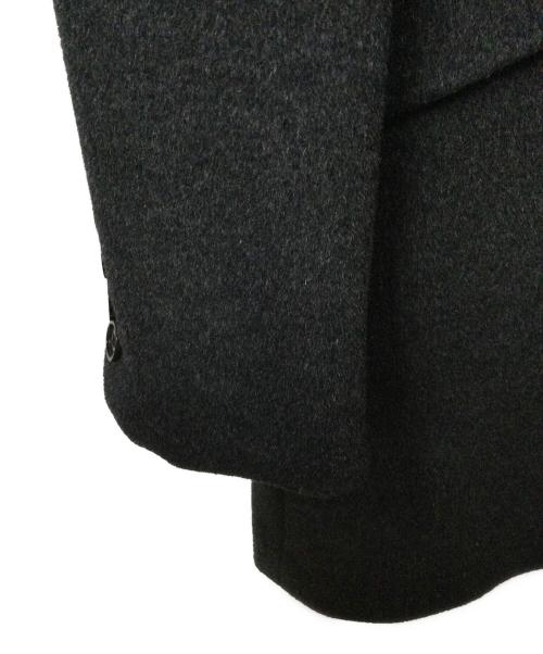 BLACK LABEL CRESTBRIDGE（ブラックレーベル クレストブリッジ）BLACK LABEL CRESTBRIDGE (ブラックレーベル クレストブリッジ) ウールコート グレー グレー サイズ:Mの古着・服飾アイテム
