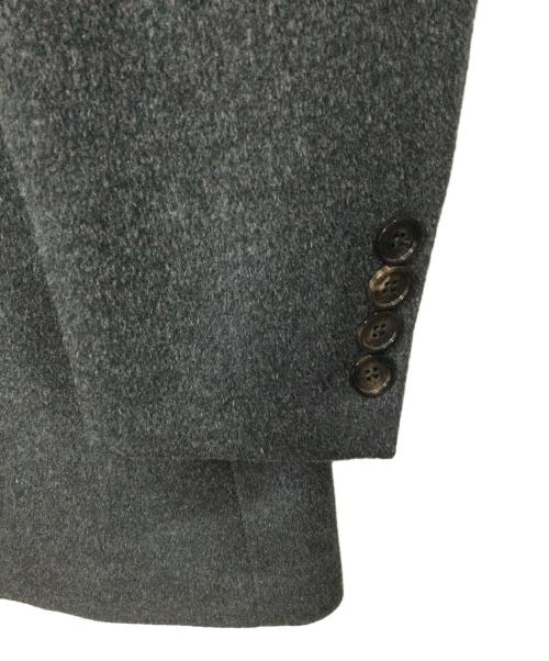 BLACK LABEL CRESTBRIDGE（ブラックレーベル クレストブリッジ）BLACK LABEL CRESTBRIDGE (ブラックレーベル クレストブリッジ) ウールコート グレー グレー サイズ:Mの古着・服飾アイテム